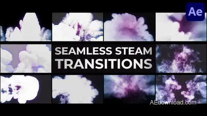 Seamless Steam Transitions for After Effects Elements template preview