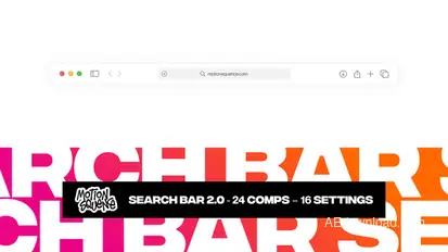 Search Bar 2.0 Elements template preview