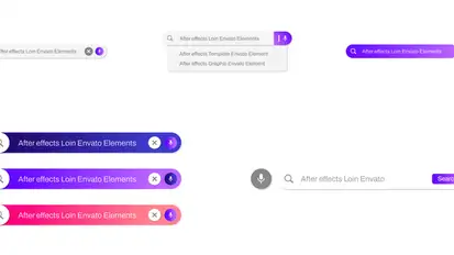 Search Bar Elements template preview