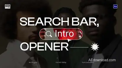 Search Bar Intro Opener Openers template preview