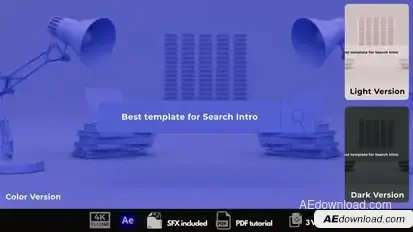 Search Intro Logo Stings template preview