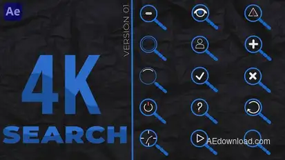 Search pack V.01 Elements template preview