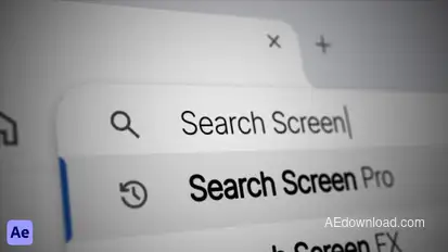 Search Screen Pro - Typing Animation Elements template preview