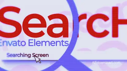 Searching Screen Product Promo template preview