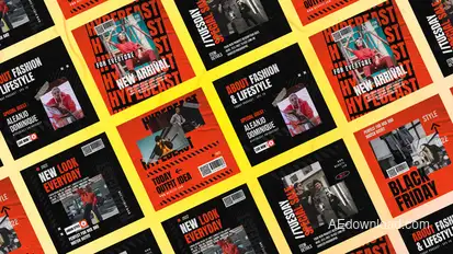 Seasoned Fashion Instagram Posts Product Promo template preview