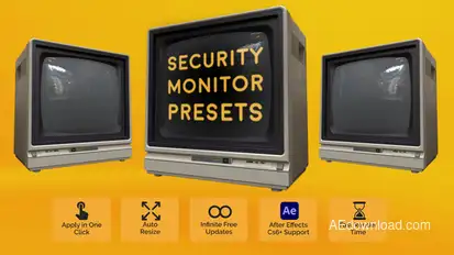 Security Monitor Presets Elements template preview