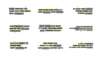 Select The Text | After Effects Titles template preview