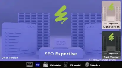 SEO Experts Intro Logo Stings template preview