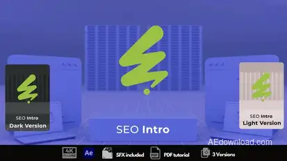SEO Intro Logo Stings template preview