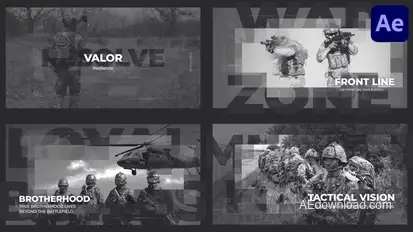 Sergeant Military Opener for After Effects Openers template preview