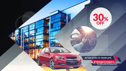 Shades Corporate Slideshow Video Displays template preview