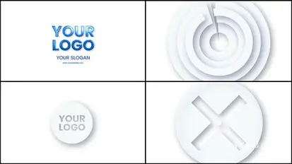 Shadows Logo Animation Logo Stings template preview