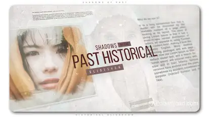 Shadows of Past Historical Slideshow Openers template preview