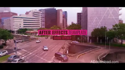 Shake Opener Video Displays template preview