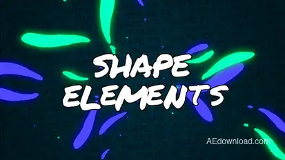 Shape Elements // After Effects Elements template preview