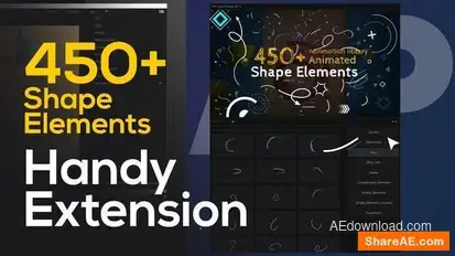 Shape Elements Pack | Extension 450+ Elements Openers template preview
