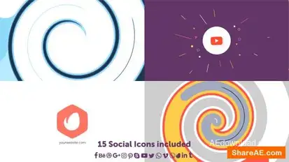 Shape Logo Intro Logo Stings template preview