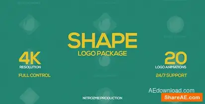 Shape Logo Pack Logo Stings template preview