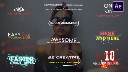 Shape Titles | After Effects Titles template preview