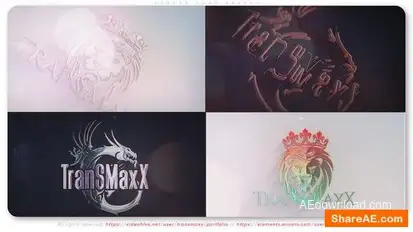 Shaped Logo Reveal Logo Stings template preview