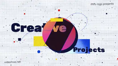 Shapes In Motion Logo Logo Stings template preview