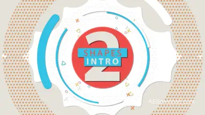 Shapes Intro 2 Logo Stings template preview