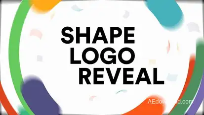 Shapes Logo Reveal Logo Stings template preview