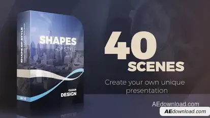 Shapes of Style Presentation Elements template preview