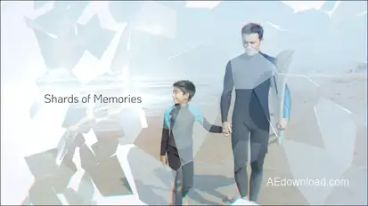 Shards of Memories | After Effects Video Displays template preview