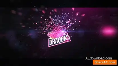 Shatter Glitch Logo Reveal Logo Stings template preview