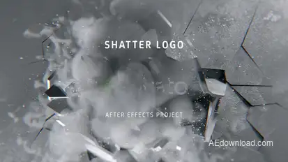 Shatter Logo Logo Stings template preview