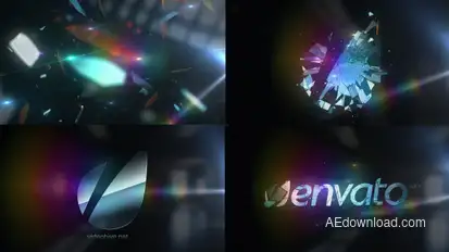 Shattered Glass - Mirror Logo Text Reveal Logo Stings template preview