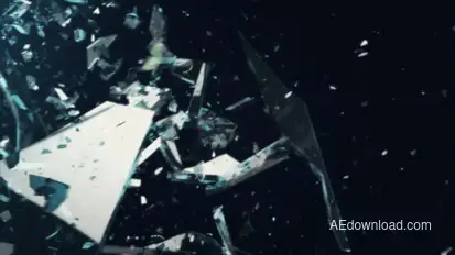 Shattered Logo Reveal Logo Stings template preview