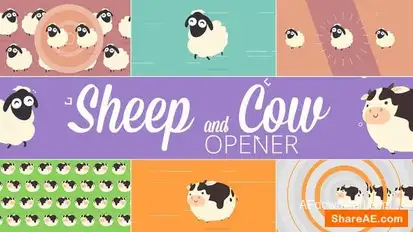 Sheep and Cow Opener Openers template preview