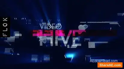 Shine Glitch Logo Stings template preview