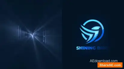 Shining Cinematic Logo Reveal Logo Stings template preview