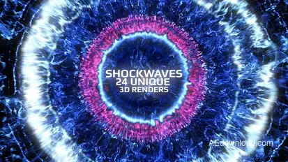 Shockwaves Pack Elements template preview