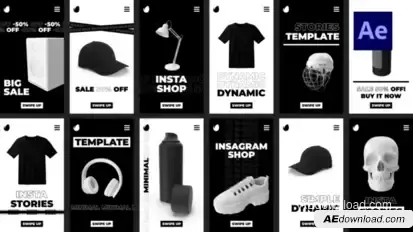 Shop Instagram Stories Product Promo template preview