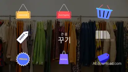 Shop Labels & Tags for After Effects Elements template preview