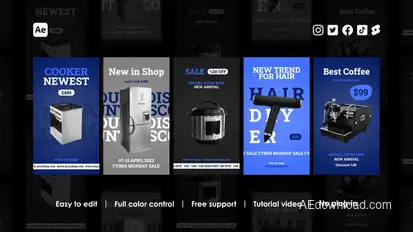 Shopping Instagram Reels Product Promo template preview