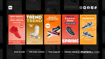 Shopping Instagram Stories Product Promo template preview