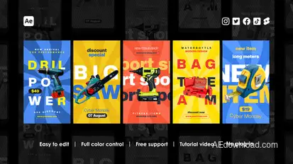 Shopping Instagram Stories Product Promo template preview