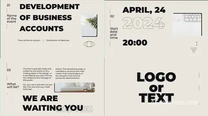 Short Event Presentation Product Promo template preview