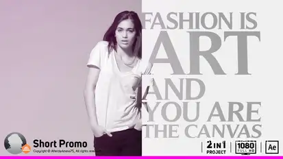 Short Typography Promo Video Displays template preview