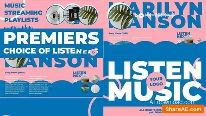 Short Music Promo Openers template preview