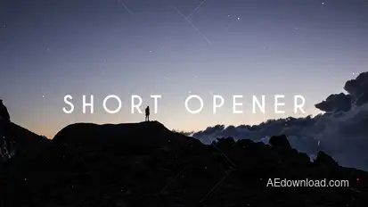 Short Opener Video Displays template preview