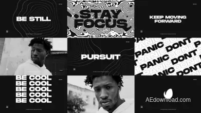 Dynamic Short Opener / Kinetic Typography / Clean Stomp Titles / Event Promo / Fast Vlog Intro Openers template preview