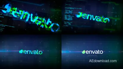 Short Tech Logo Logo Stings template preview