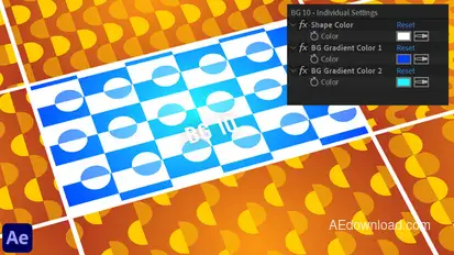 Shy Circles - Abstract Background Loops Elements template preview