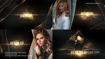 Silk Awards Cinematic Titles broadcast-packages template preview